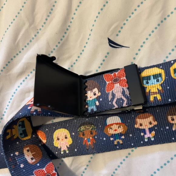 Loungefly Stranger Things Chibi Character Web Belt - Picture 5 of 6